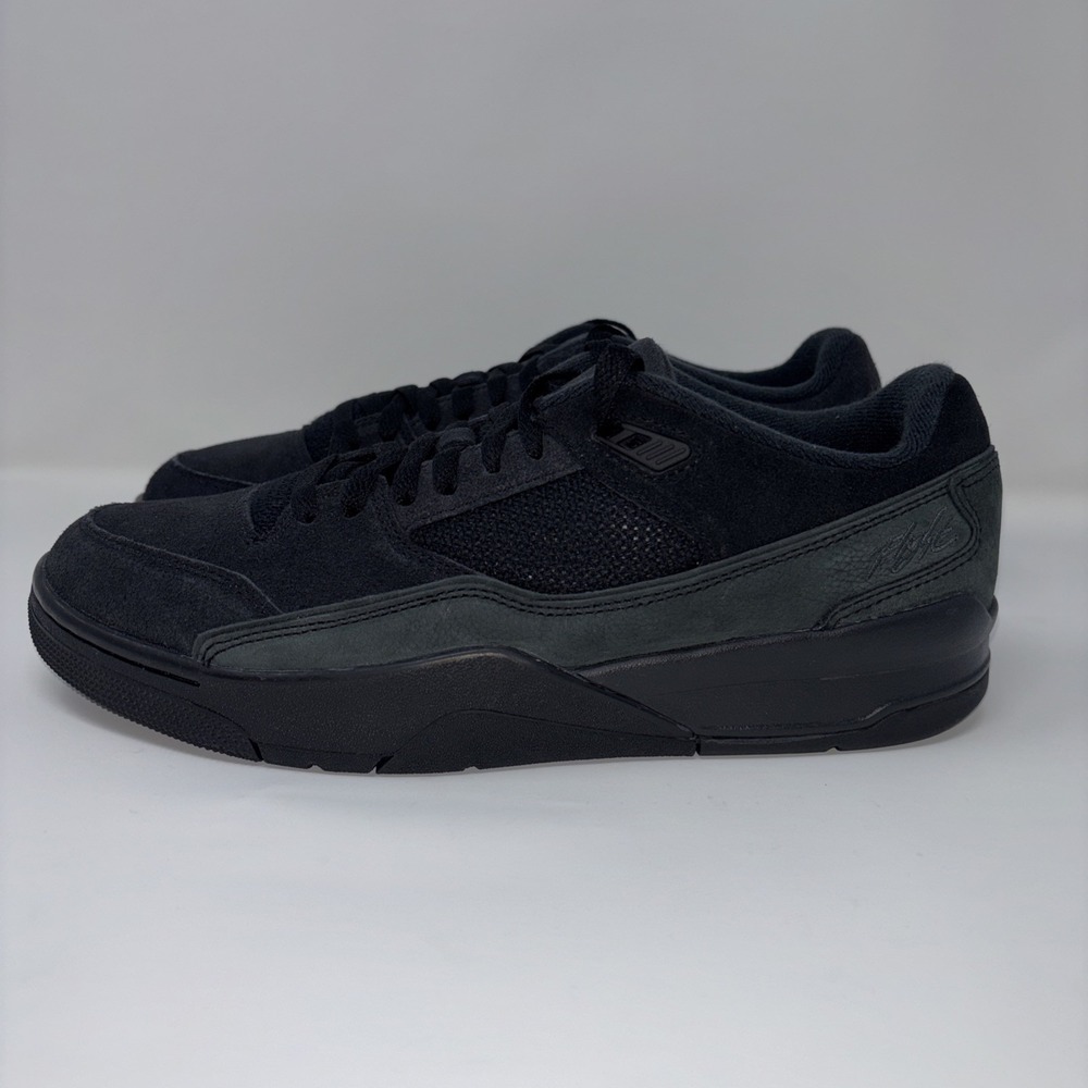 Jordan Flight Court Black Anthracite Men's 10.5 Skate Sneakers Suede HF3255-010
